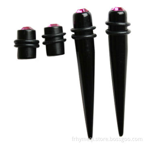 Faux earring with Rhinestone, Made of UV, 2013 Hot Selling